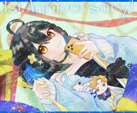 歌みた/配信/YouTube動画イラスト描きます 目を惹くサムネイル✨今だけ特別価格でイラストをお届けします♪ イメージ2