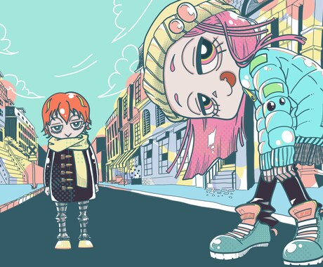 キュート＆カラフルなオリジナルイラスト作成します お見積もりだけでも結構ですのでお気軽にお問い合わせ下さい！ イメージ2
