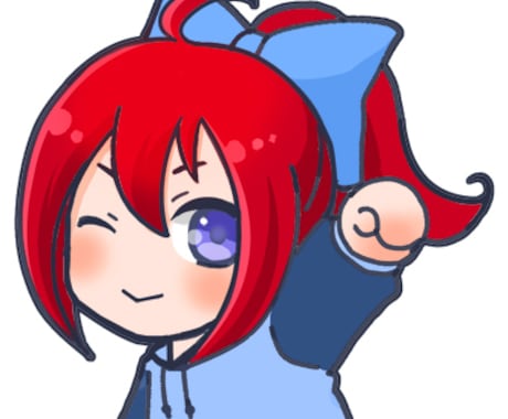 ミニキャライラストを作成します SNS、配信、グッズ制作に使えるミニキャライラスト イメージ1