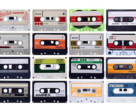 カセットテープ音源をデジタル音源にいたします 昔の歌声、会議等の音声をデジタル化します イメージ1