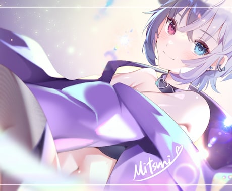 最短即日！SNSアイコンサムネ一枚絵立ち絵描きます イメージ1