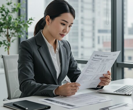 QMSのプロがQMS省令の文書レビューします 要求事項に従ったレビューを行います。 イメージ2