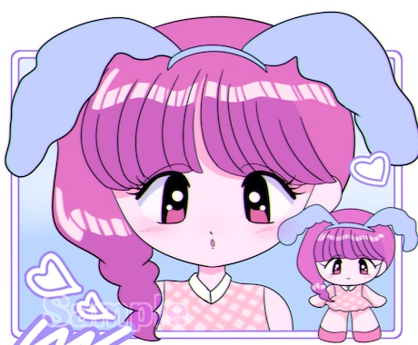 リテイク無し・あなたのOC可愛く描きます イメージ1