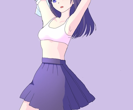 少しどきっとする透明感のある女の子の絵を書きます 低コストで綺麗なイラストが欲しい方へ⭐️ イメージ1
