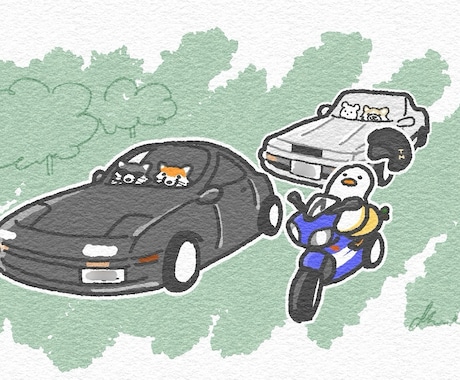あなたの宝物をゆるかわイラストにします イメージ1