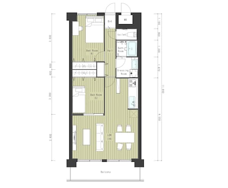 CAD 図面 間取り作成 作図  修正致します 女性建築士が図面作成をお手伝い イメージ2
