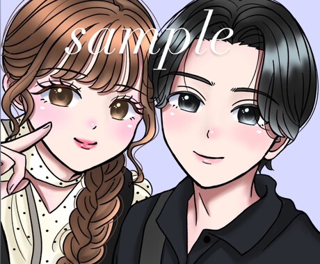 似顔絵イラスト アニメ風に仕上げます！