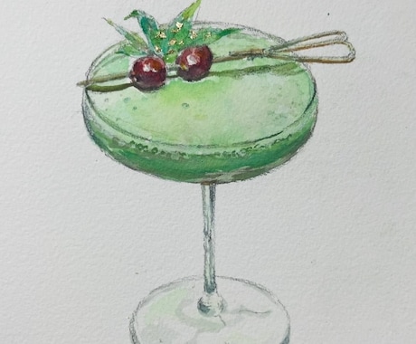 リアルな食べ物イラストを水彩画で描きます メニューやチラシのための水彩画を描いてデータ化します。 イメージ1