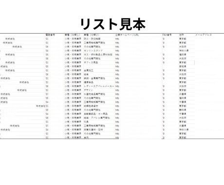 営業で使える！小売業・卸売業リストを即納します BtoB向け法人営業リスト｜小売業・卸売業に特化！ イメージ2