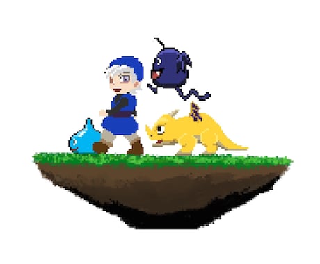 あなたのお気に入り、ドット絵で作成します イメージ1
