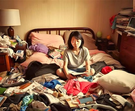 汚部屋の片付け　ビデオチャットでアドバイスします だらしないから片付けられないんじゃない イメージ1