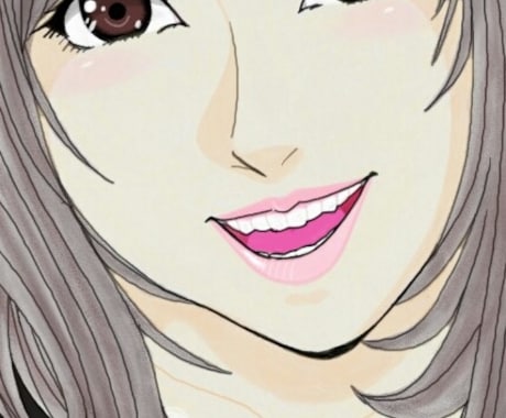 あなたの写真を参考に似顔絵を描きます 贈り物や自分への御褒美など様々な用途に使えます イメージ2