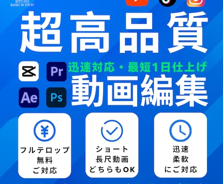 迅速＆高品質★YouTube向けの動画編集します PR/講座/インタビューなど、様々なジャンルの動画に対応可能 イメージ1
