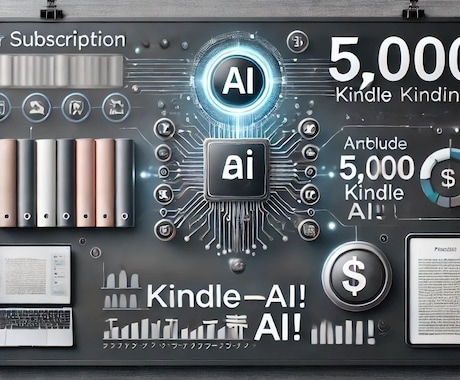 Kindle出版用AIツールを月額でレンタルします 初期費用ゼロでKindle出版を始めたい方に！ イメージ1
