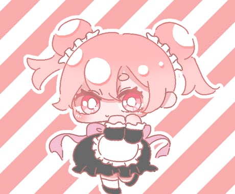 可愛いイラスト好きな方あります あなたの描いて欲しいミニキャラ 可愛いアイコンに イメージ1