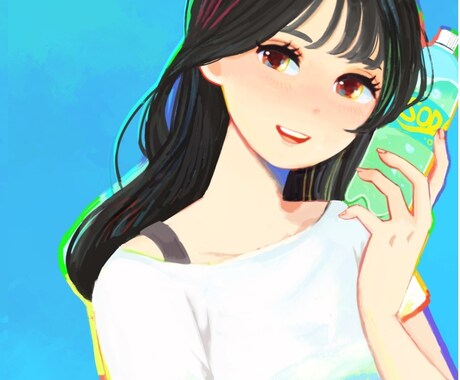 厚塗り×色彩豊か◎魅力的な女の子イラスト描きます サムネ・配信・装画・SNSアイコン・MV ・表紙などに イメージ1