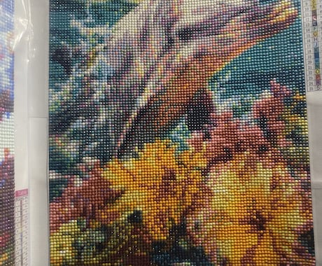 ダイアモンドアートの代行、完成品を販売します 細かい作業が苦手な方、キラキラ可愛い作品どうですか？ イメージ1