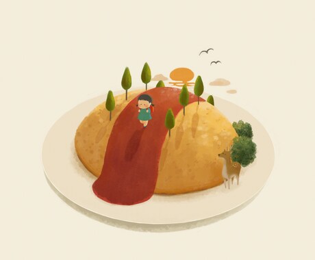 手触り感のある、あたたかい絵本風のイラスト描きます 子ども向けの書籍表紙・イメージイラストなどに イメージ2