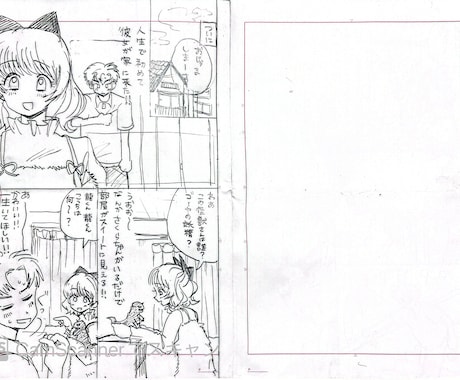 漫画ネーム添削します 初心者向け！漫画のネームのコマ割り等を分かりやすく変えます イメージ2