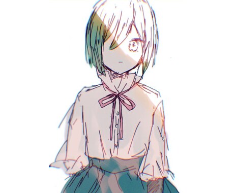 1枚絵、キャラデザ、立ち絵承ります おしゃれで透明感のあるイラストを作成いたします。 イメージ2