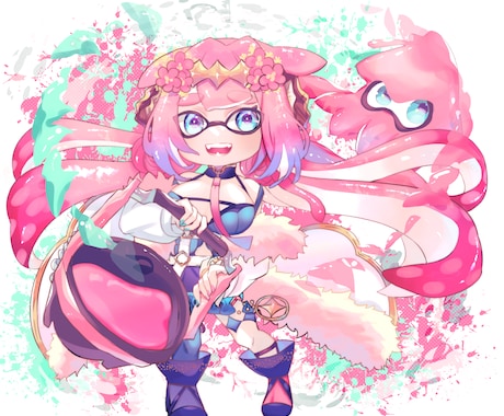 ＳDキャラ・ミニキャラ・デフォルメキャラ描きます キラキラ可愛いミニキャラ描きます イメージ2