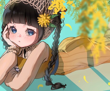 かわいい、魅力的なイラストをかきます 絵柄寄せ可！MVイラスト・アイコンなどかきます！ イメージ1