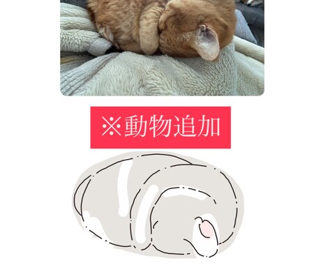 愛する家族（ペット）のイラスト描きます 一緒の写真に映らない子でもイラストなら大丈夫！ イメージ2