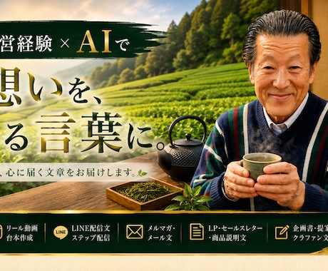 ChatGPTで企画書・SNS文章を作成します 48年の経営経験×ChatGPTでサポート イメージ2