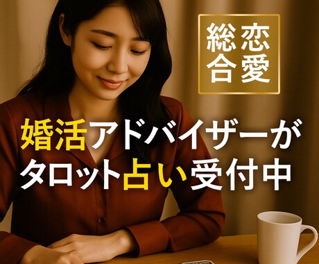 縁結びのプロがあなたの恋路を占います 現役婚活アドバイザーが開くタロット占いの店 イメージ1