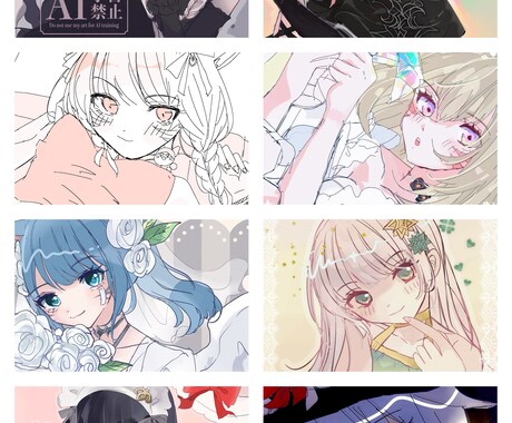 アイコン・一枚絵イラストお描きします かわいいものが得意です。他サイトにて実績20↑ イメージ2