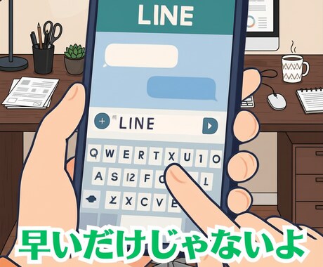 1時間丁寧チャット！即レスします 丁寧対応、LINE感覚でなんでもお聞きします。 イメージ2