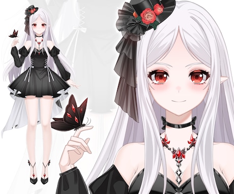 残り2名限定！女性男性Vデビューモデルを制作します 企業並！8つ表情！7.5万円一括制作！著作権譲渡！修正無制限 イメージ2
