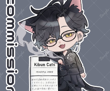 商用利用可！ SDキャラ、ちびキャラお描きます アイコン、グッズ用等のSDキャラ、ちびキャラをお描きします イメージ2