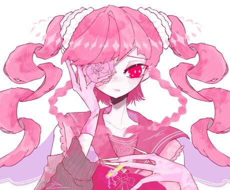 ゴスロリ♡ロリータアイコンかきます フリルでゴテゴテ可愛いをお届けします！ イメージ1