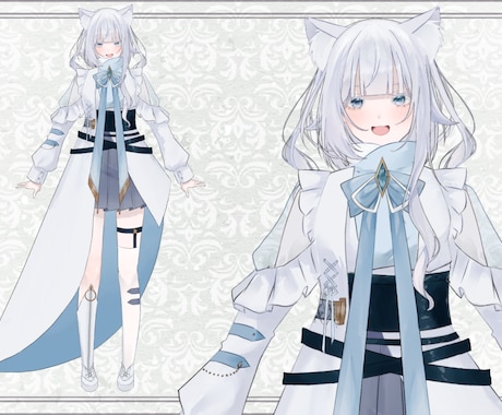 高品質なLive2Dモデルを制作いたします イラストからモデリングまで全てサポート！ イメージ2