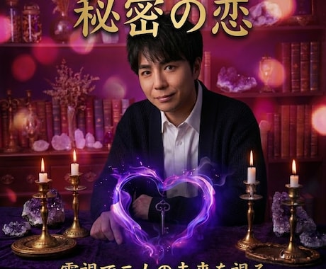 誰にも言えない恋の行方を霊視します 秘密の想い、私だけに預けてください。未来を視ます イメージ1