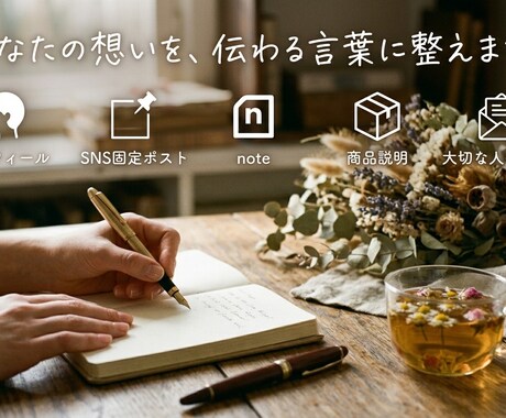 やさしく文章壁打ちします あなたの想いを整えて伝わる形に イメージ1