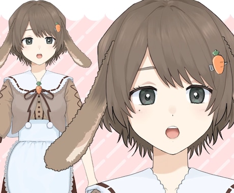 高品質低価格！理想を盛り込んだVtuber作ります ラフ修正無制限！キャラデザから実際に動くまでご希望通りに。 イメージ2