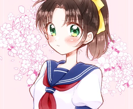 オリジナルイラストを制作します キラキラ、ファンシーな少女漫画テイストのイラスト イメージ2