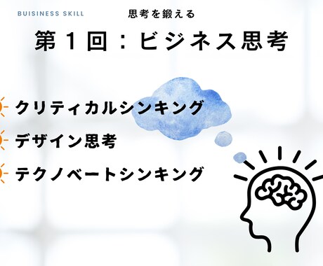 今の仕事の悩みを解決します ビジネススキルUP講座（単発） イメージ1