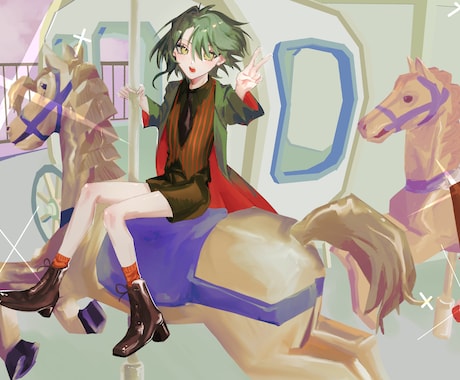 全身イラスト描きます TRPGなどの立ち絵、表情差分お任せ下さい イメージ2