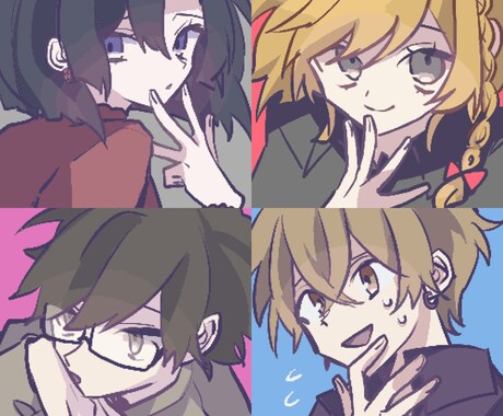 クールで可愛いイラスト描きます 可愛い系が得意です。アイコンイラスト2500円〜作成可能です イメージ2