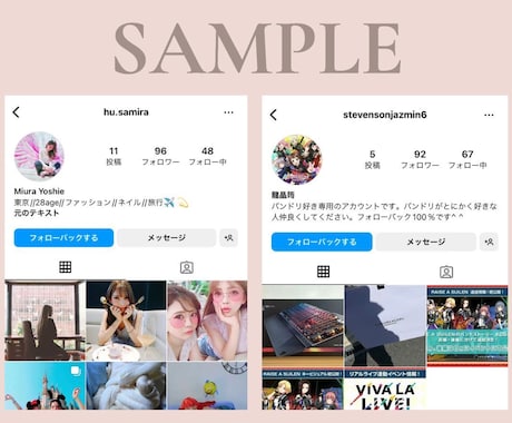 ゆっくりインスタ日本人フォロワー100人増やします 好きな日数で増加させます｜最大30日間でゆっくり増加 イメージ2