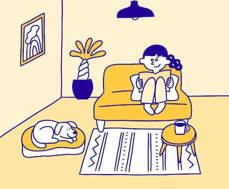 商用OK！目を惹くシンプルな線画イラスト描きます WEBや挿絵などのお手伝いいたします！ イメージ2