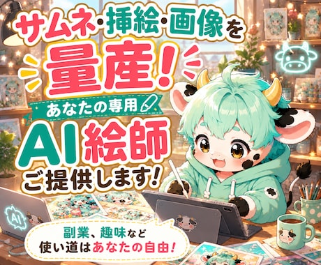 AIが苦手な方も使える画像生成GPTsを作成します サムネ・挿絵・画像を量産できるGPTsをオーダーメイド！ イメージ1