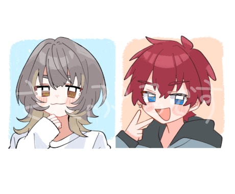 人から動物まで！低価格で可愛いアイコン描きます 細かい指定、ラフ提出、修正NGの代わりに安くお届けします！ イメージ2