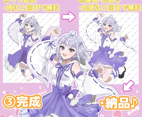 可愛い＆イケメン！目立ちやすいキャラクター描きます ☆SNS映えする！メロい最強のイラスト☆ イメージ2