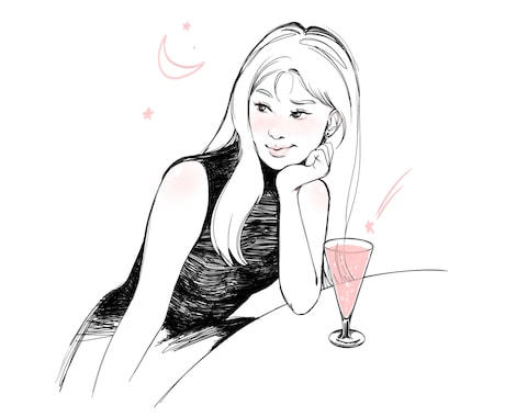 商用OK！目を引く人物イラスト描きます お洒落でシンプルな人物イラスト イメージ1