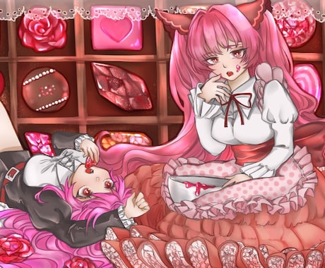 イラスト作成します ゲームキャラクター、人物イラスト、アイコン、記念イラストなど イメージ1