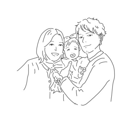 人柄を魅せる似顔絵お描きします ★明るくて優しい幸せなテイスト★SNSアイコンや素材にも! イメージ2